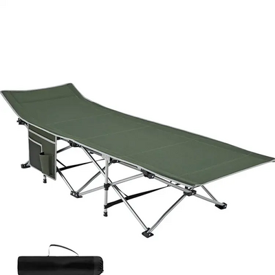 LARIBON Folding Camp Cot Portable Lightweight Camping Bed Outdoor Heavy Duty Mat Ultralight Travel Sleeping Cot