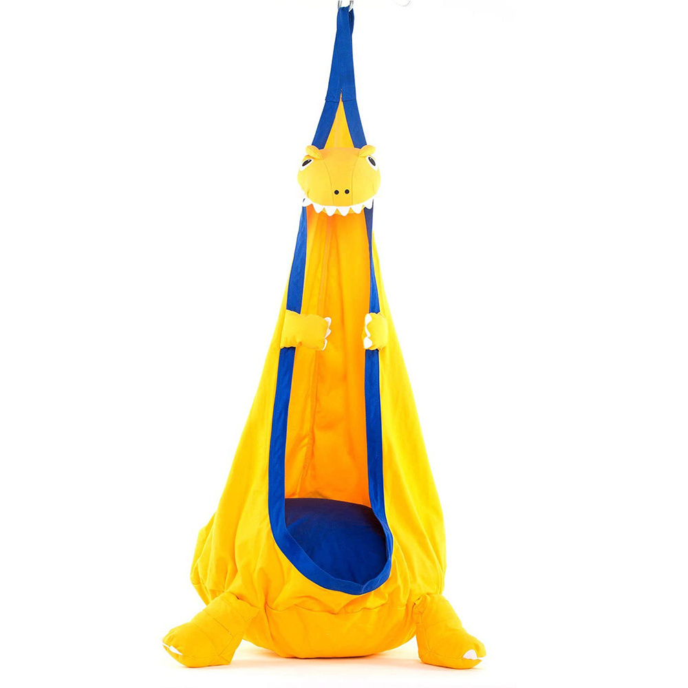 Lightweight Animal Shaped Hammock Cocoon Climbing Swing for Kids Bedroom