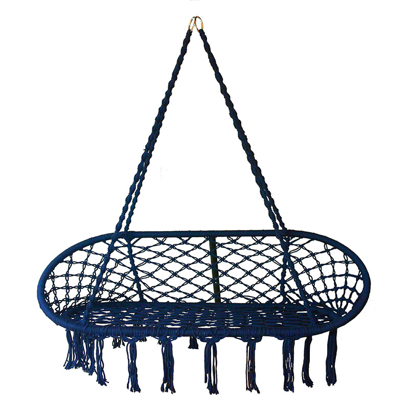 Scandi-Boho Style Contemporary Casual Double Hammock Swing Chair