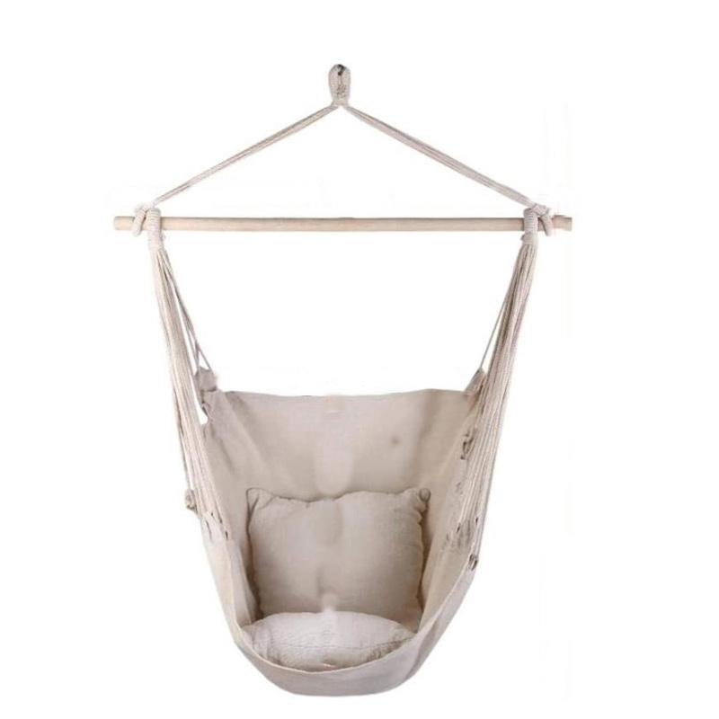 Large Cotton Weave Porch Swing Seat Comfortable Hammock Chair