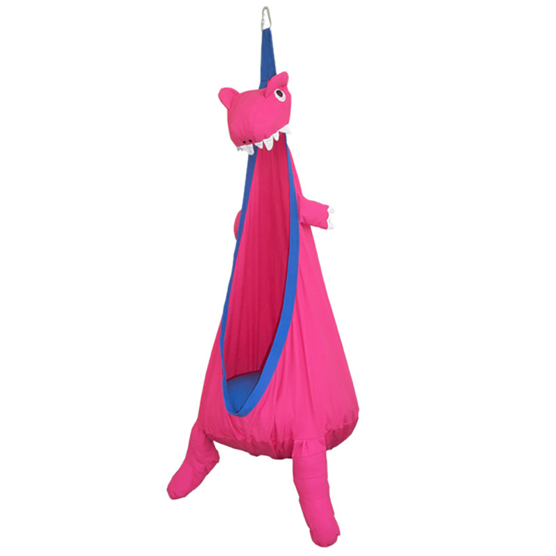 Kids Gift Dinosaur Shaped Hanging Hammock Pod Swing Seat