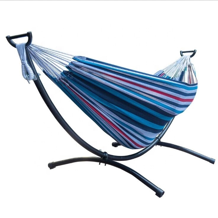 Arc Outdoor Portable Metal Folding Hammock Stand with Carrying Bag