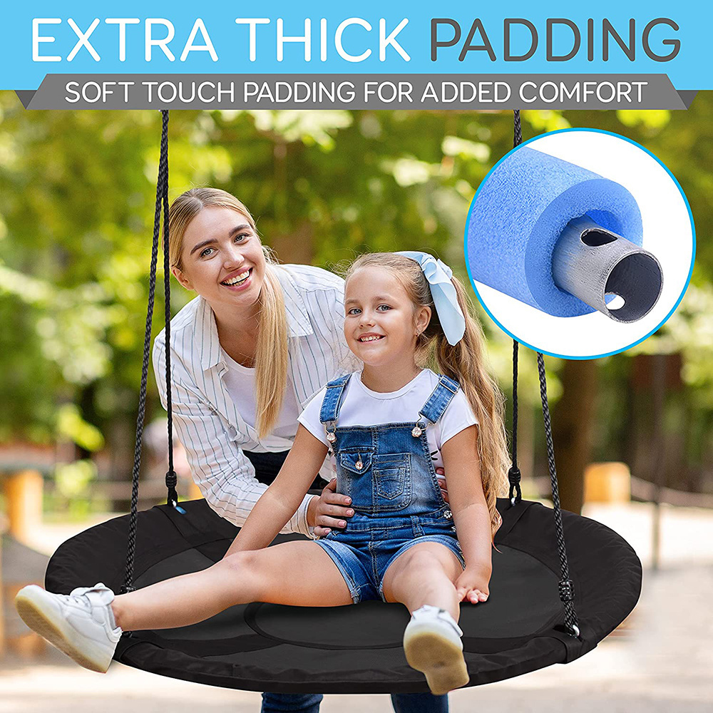 Adjustable Multi-Strand PE Ropes Tire Swing for Playground ...