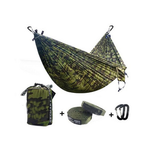 Ultra-Durable ripstop camping single camo nylon hammock