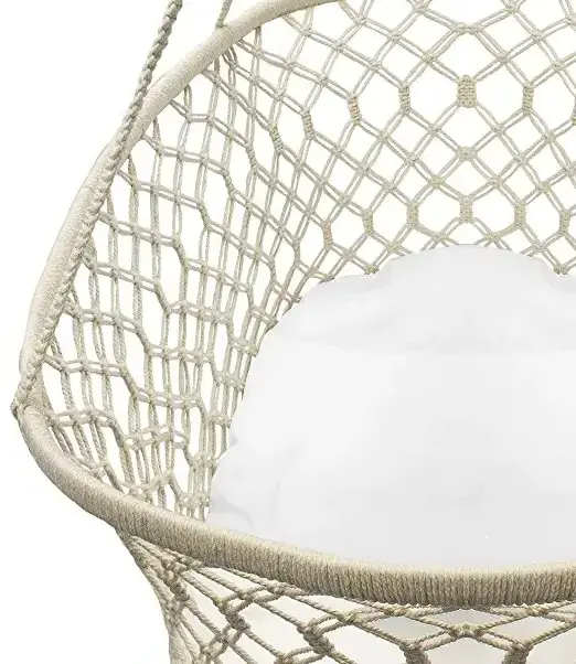 High Quality Sleeping Baby Bed With Hooks Cradle Swing White And Black Macrame Hanging Chair Moses Basket