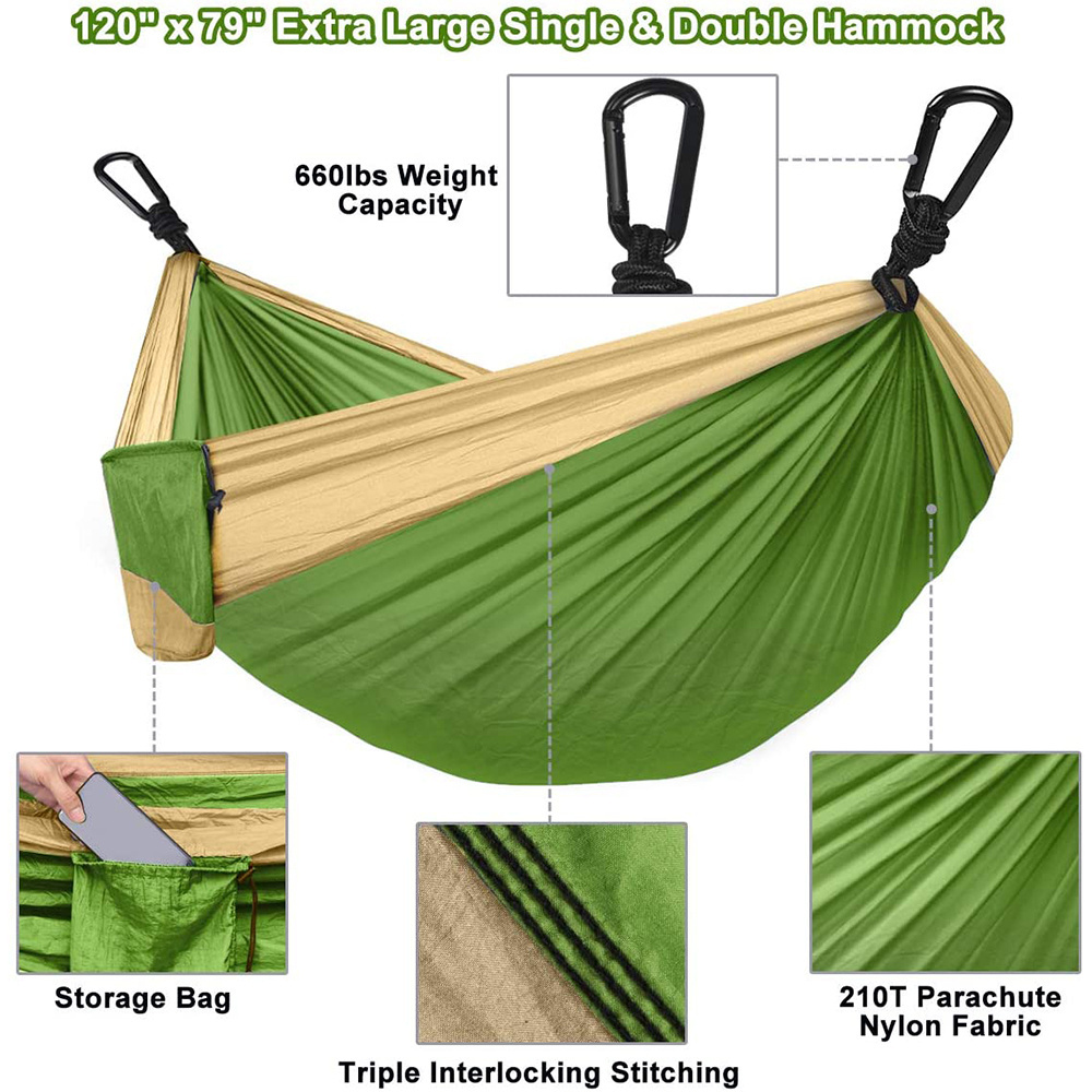 High Quality Portable Camping Hammock with Tarp