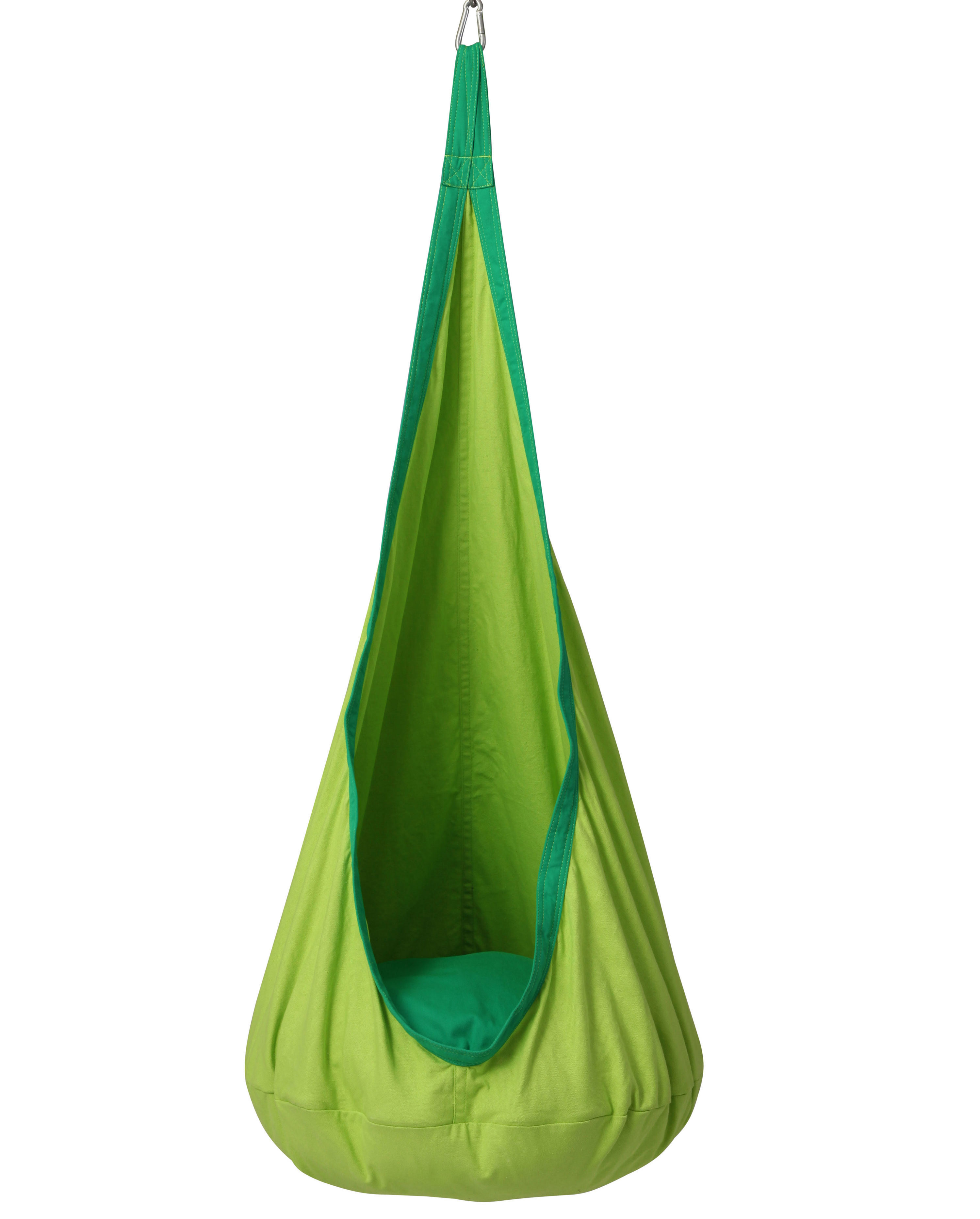 Relaxing and Safe Hanging Hammock Cocoon Pod Swing with Inflatable Pillow for Children