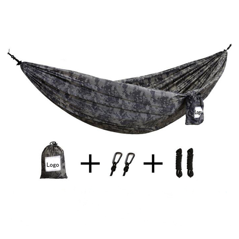 Ultra-Durable ripstop camping double camo nylon hammock