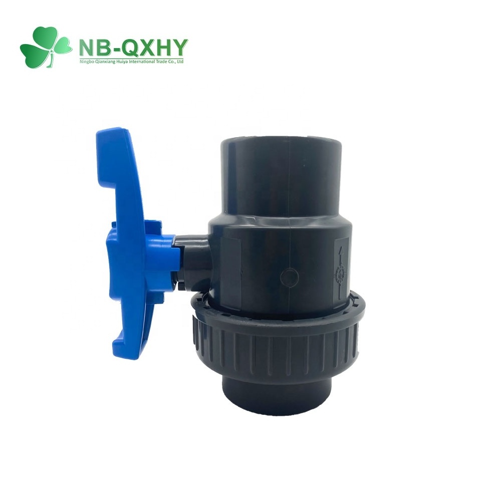 PVC ValvesCost-Effective Plastic Single Union Ball Valve for Agricultural Irrigation