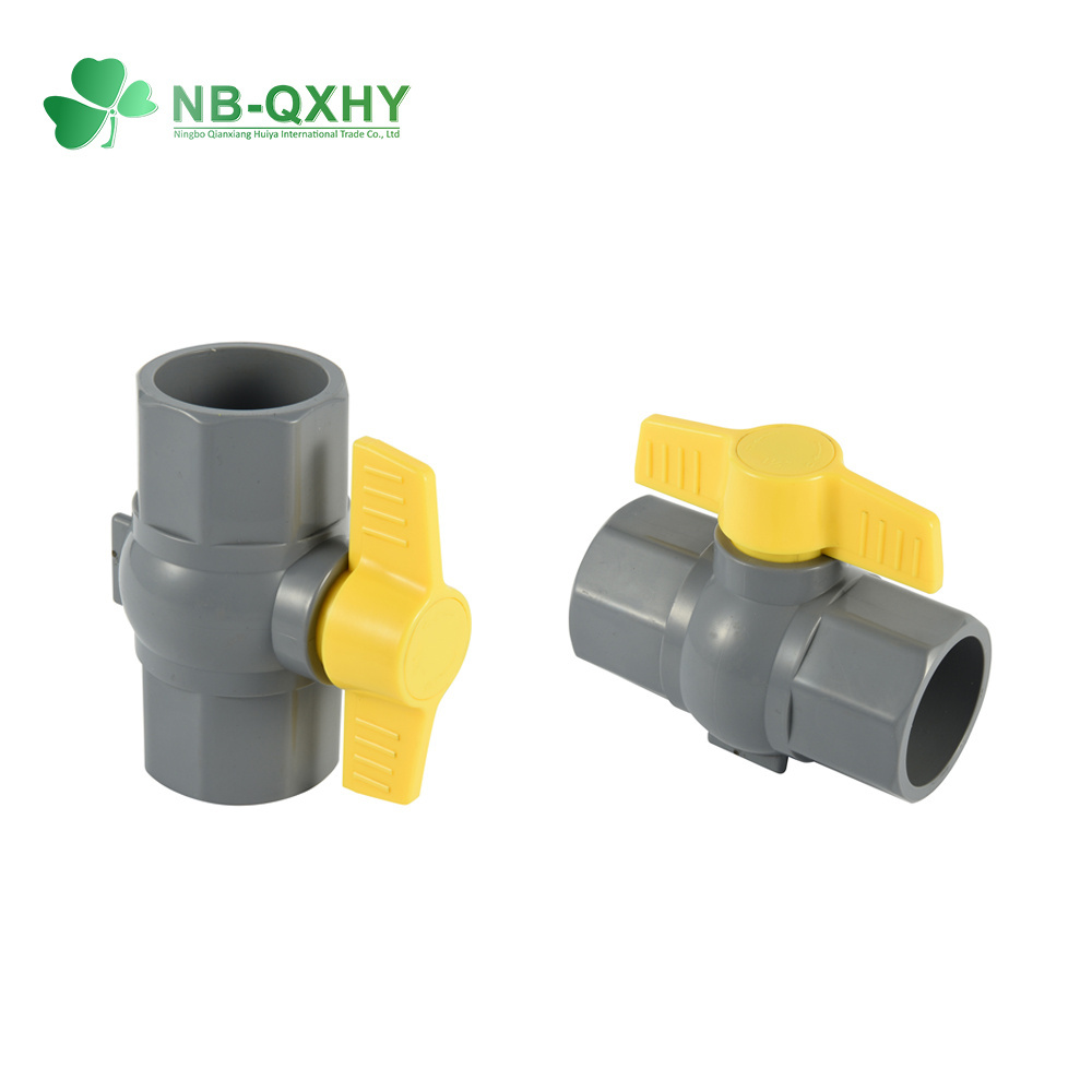 China Factory Free Sample Socket/Thread 1/2 to 4 Inch PVC Plastic Octagonal Ball Valve