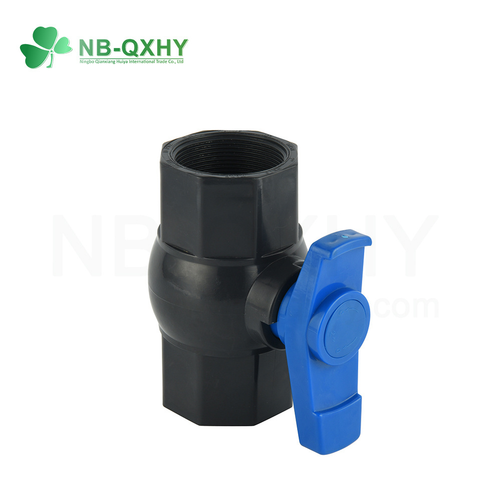 China Factory Free Sample Socket/Thread 1/2 to 4 Inch PVC Plastic Octagonal Ball Valve