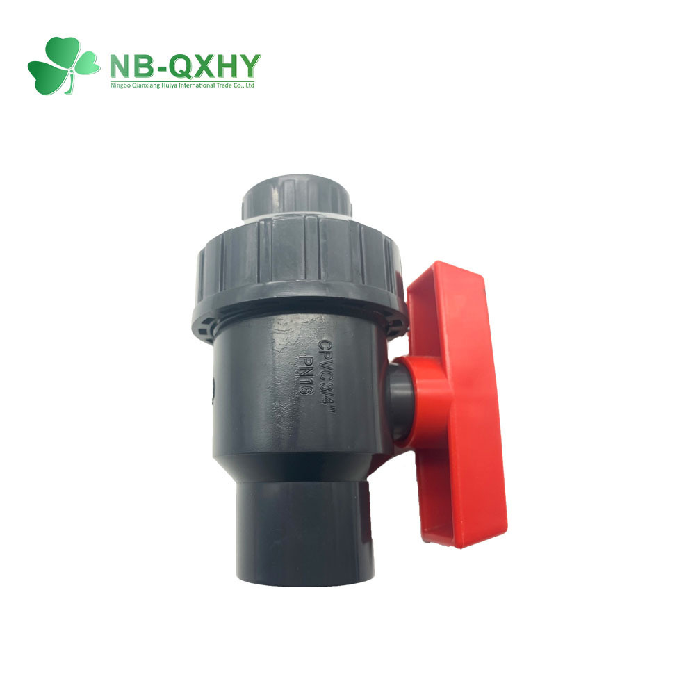 PVC ValvesCost-Effective Plastic Single Union Ball Valve for Agricultural Irrigation