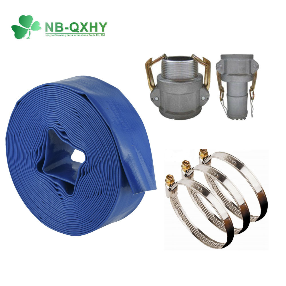 1.5 2 3 4 5 6 8 12 Inch pvc water soft flexible lay flat layflat hose pipe for agriculture irrigation water pump use