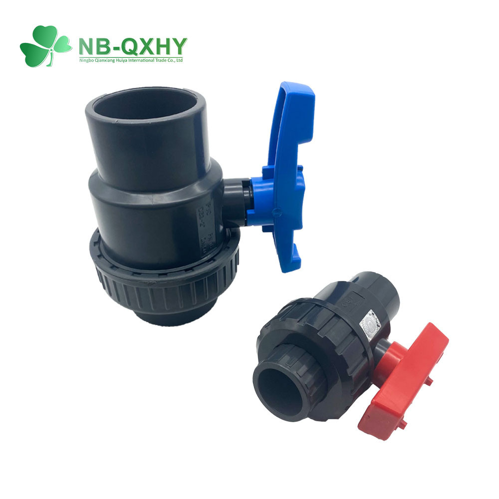 PVC ValvesCost-Effective Plastic Single Union Ball Valve for Agricultural Irrigation