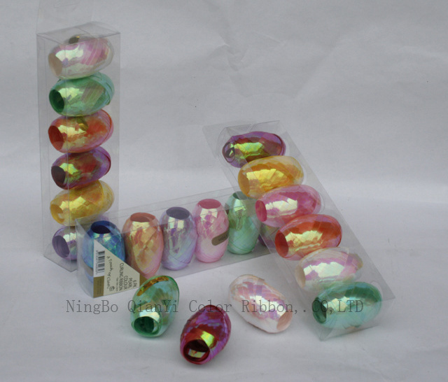 Polypropylene curling ribbon egg