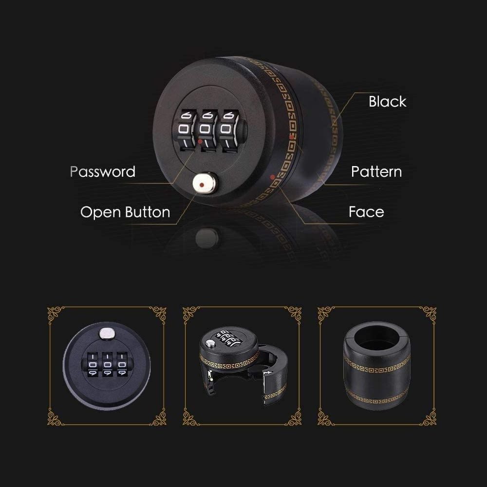 Hot sale ABS wine stopper digital lock 3 Password Code wine Combination bottle Lock