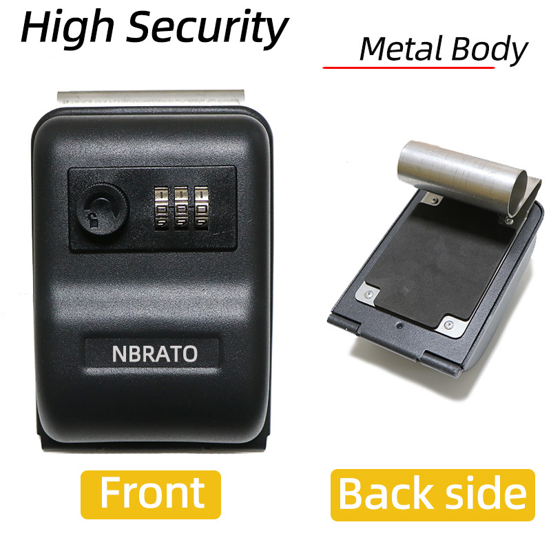 signal Blocker 3 combination code key storage vehicle faraday car key window lock box for car keys