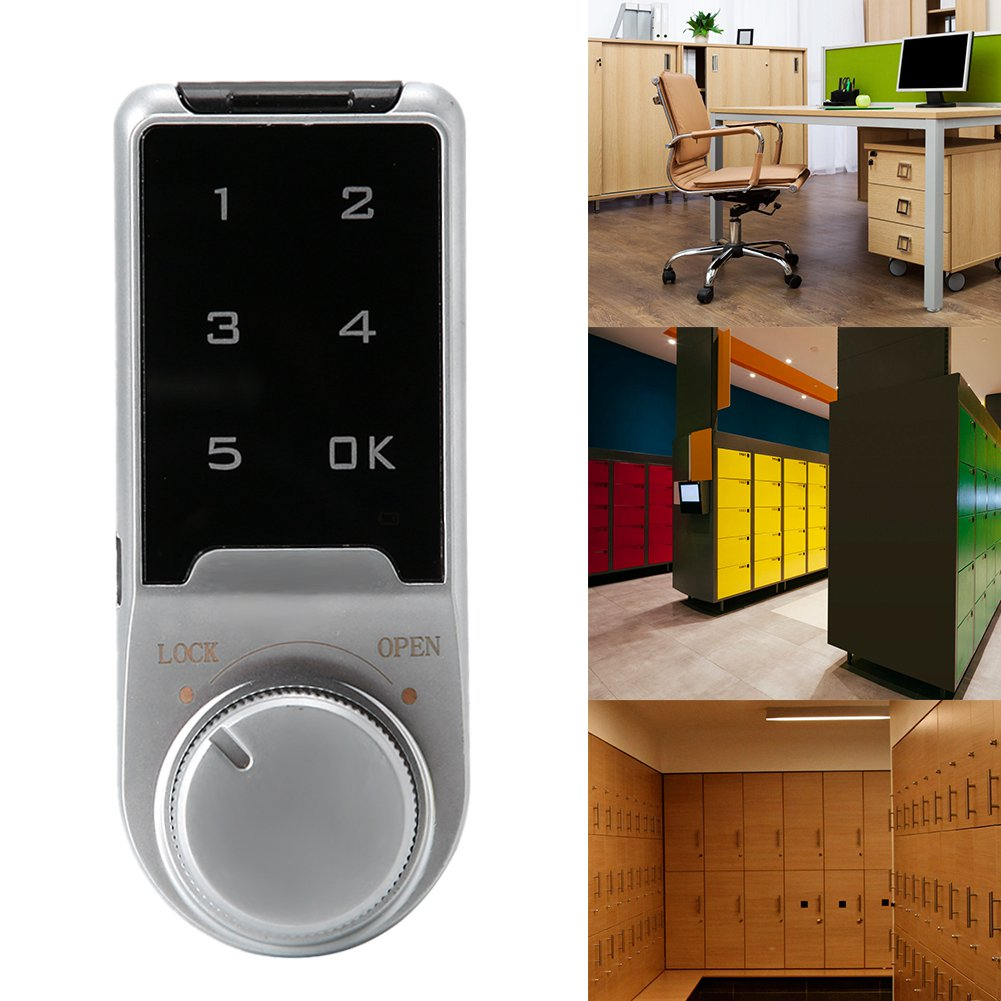 Smart Electronic Keyless Combination Number Digital Cam metal Keypad Gym Touch Pad Lock For Public Furniture Cabinet Locker