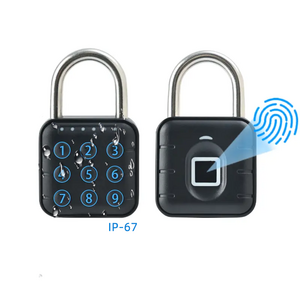 cadenas empreinte digitale waterproof  finger print electronic combination digit smart fingerprint padlock for gym locker