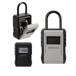 safe real estate lockbox wall mounted key storage 4 digit combination key lock box for house key