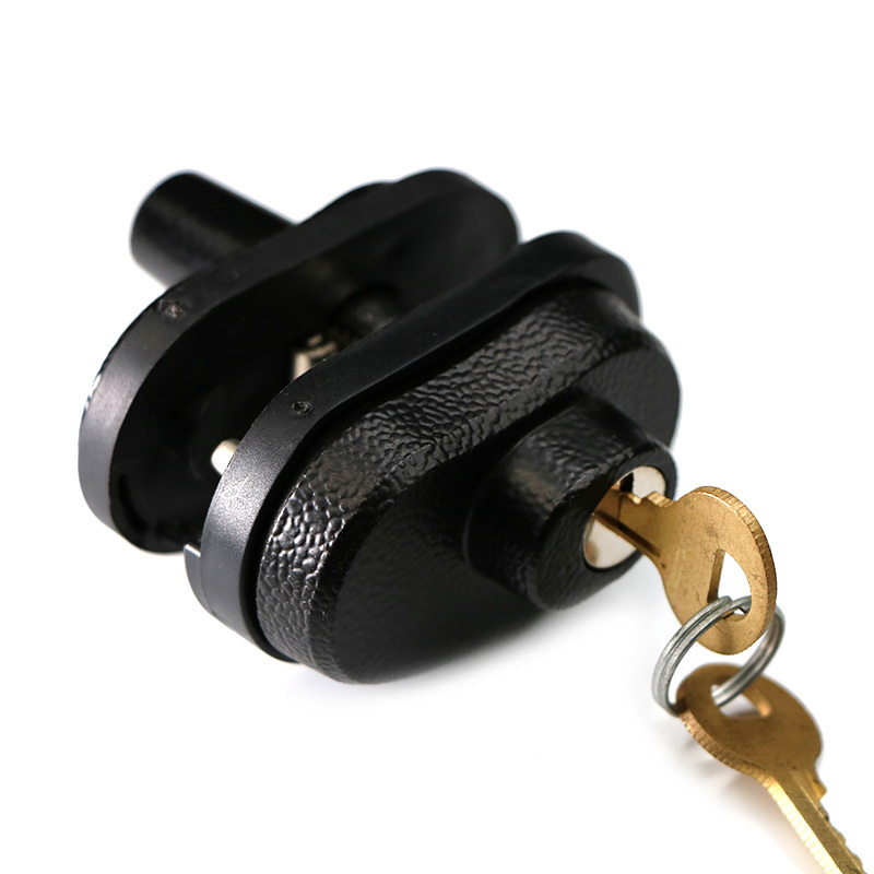 Black Zinc Alloy Handgun Trigger Safety Lock Gun Safe Lock with Brass Keys