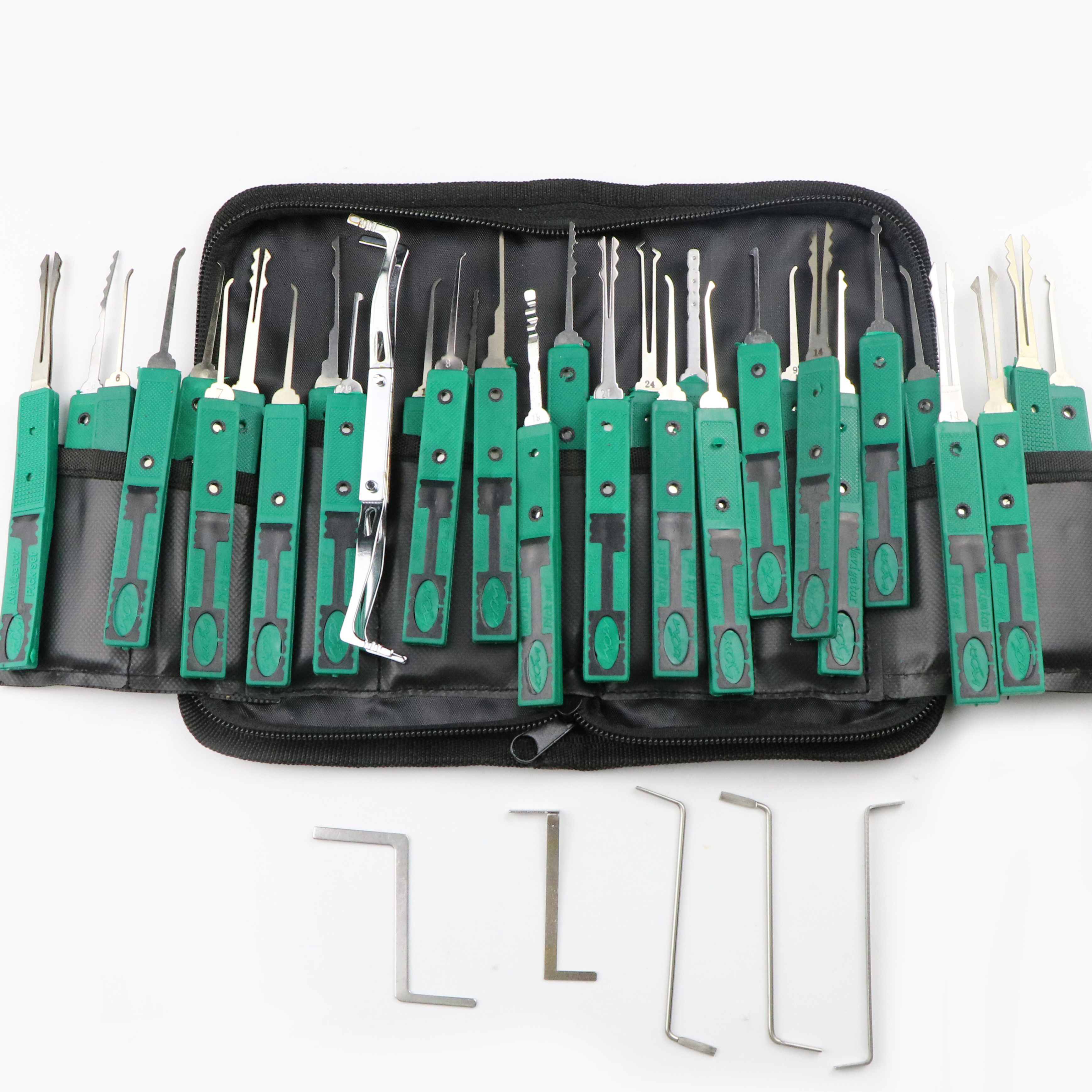 lock pick set locksmith tool  38 pieces transparent padlock diyift lock pick set