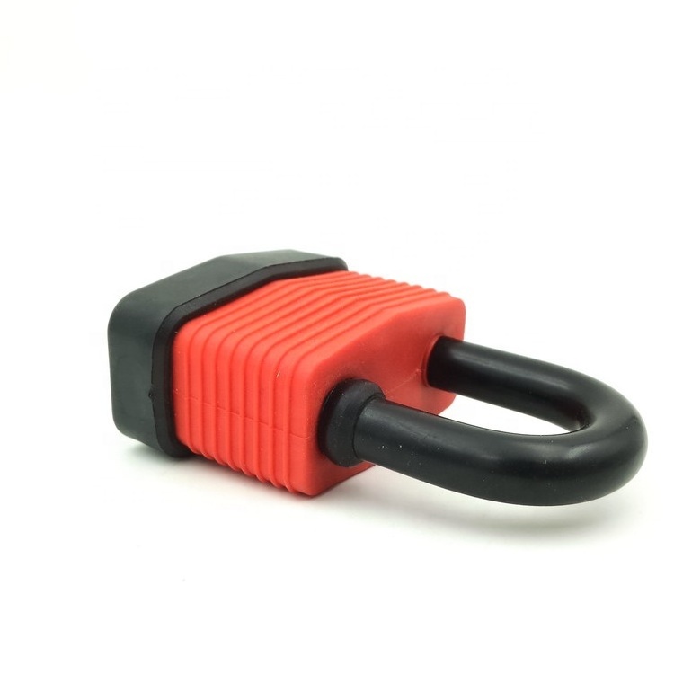 Multilayer Iron Rubber sheathed Waterproof Laminated Padlock for Warehouse Door