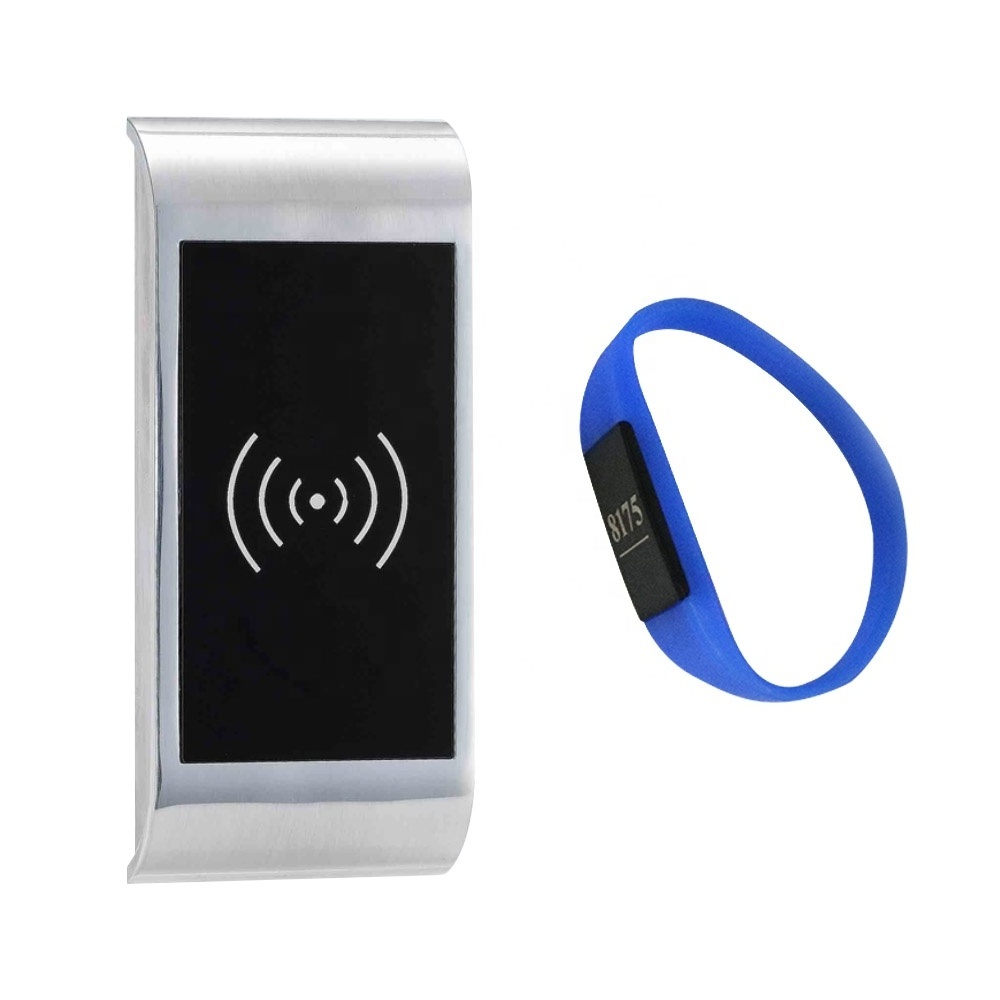 Hot sale Gym Spa Smart Zinc Alloy Magnetic Panel Latch Electronic Locker electric Card RFID drawer Cabinet Lock