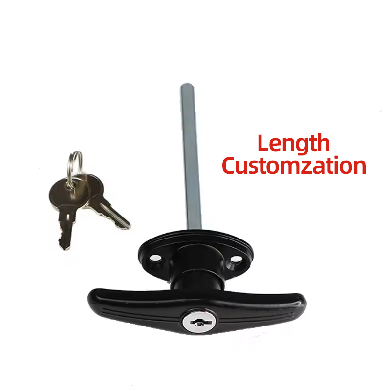 Customize Length Barn Playhouse Garage Door Tilt Shed Door Garage T Handle Lock for Garage Doors