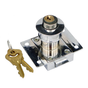 High quality cabinet lock key alike yacht button push drawer lock for filing cabinet