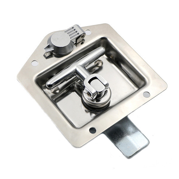 RCL-051 Zinc alloy Car Truck Trailer Folding T Recessed Paddle Shape Handle Lock Tool box Latch