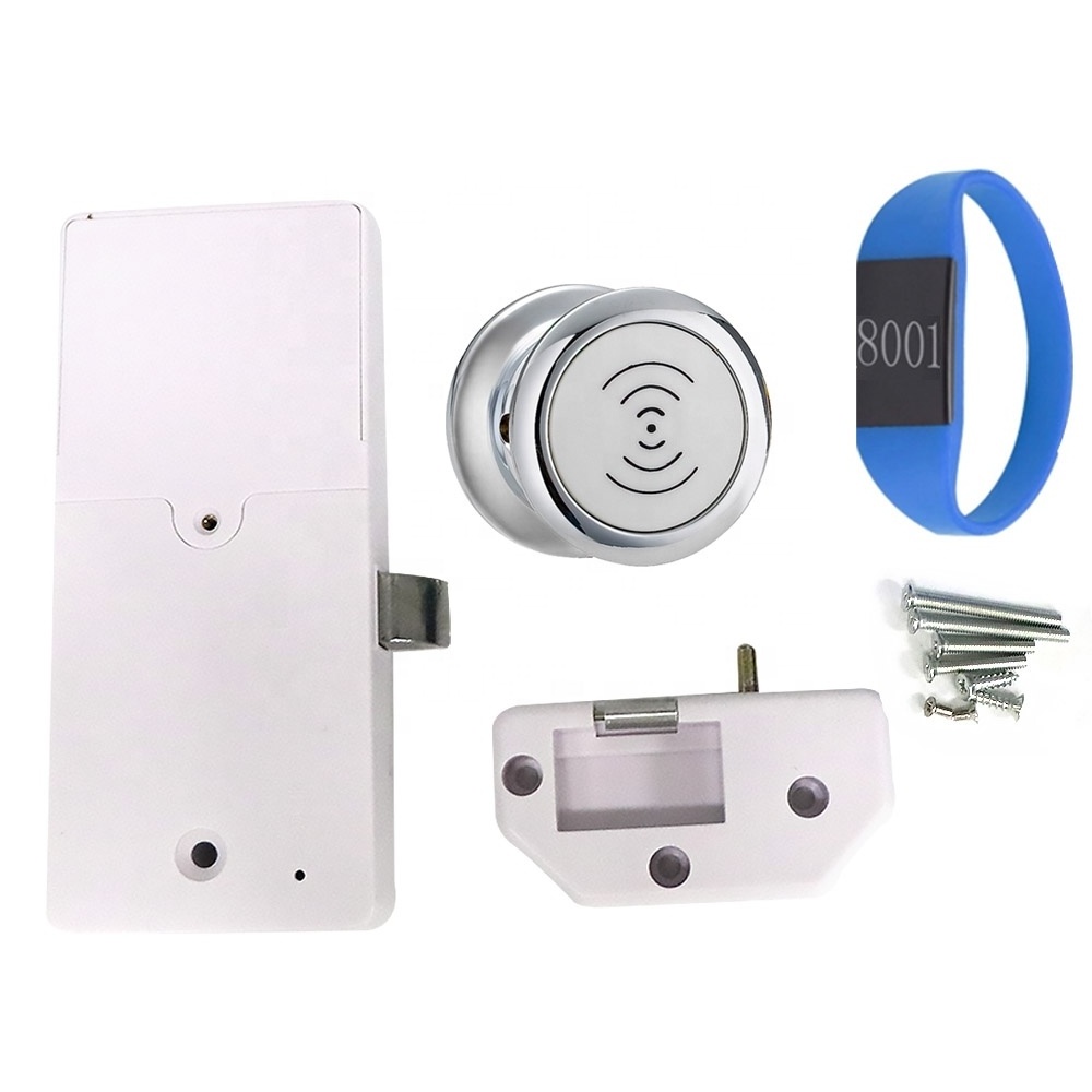 Hot sale Mini Fitness Gym Spa School Cabinet lock Round Shape Electronic RFID Card Locker Lock