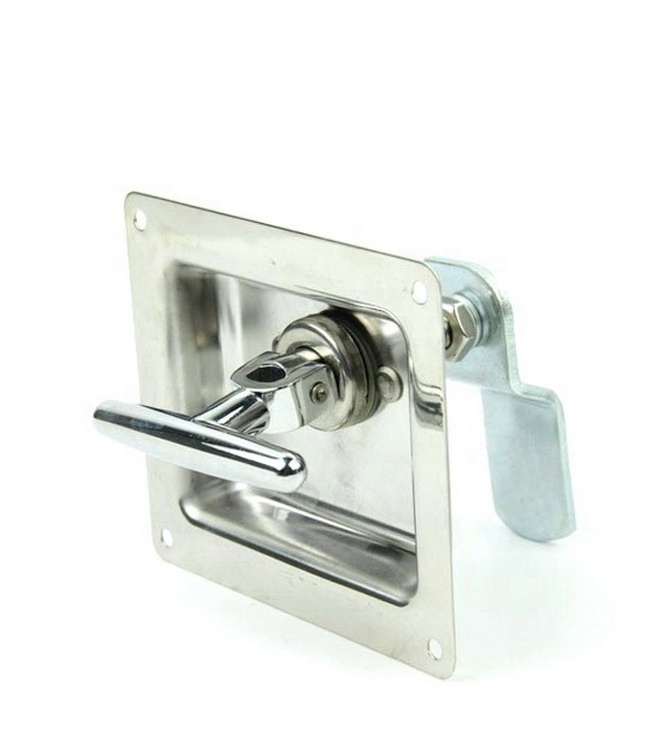 Stainless steel cabinet  T Shape Handle T-handle Truck Trailer Lock Tool Latch