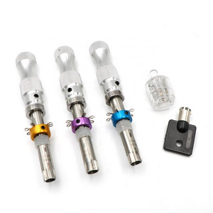 Adjustable Tubular Smith Pick Tool Lock 3 PCS 7 Pins  a Mode Tubular Lock Kit with cylinder lock