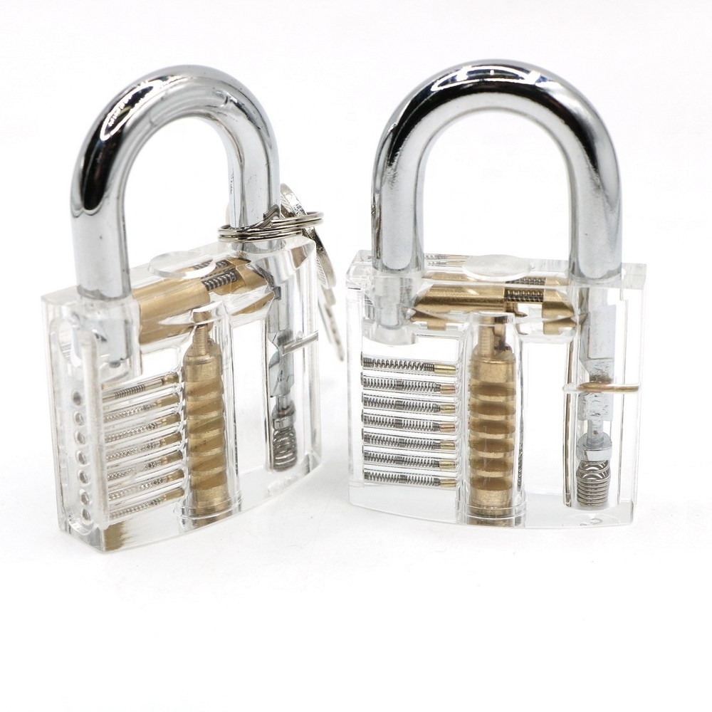 50MM Clear Transparent Cutaway Practice Tools for Locksmith Professional Training Skill Practice Lock