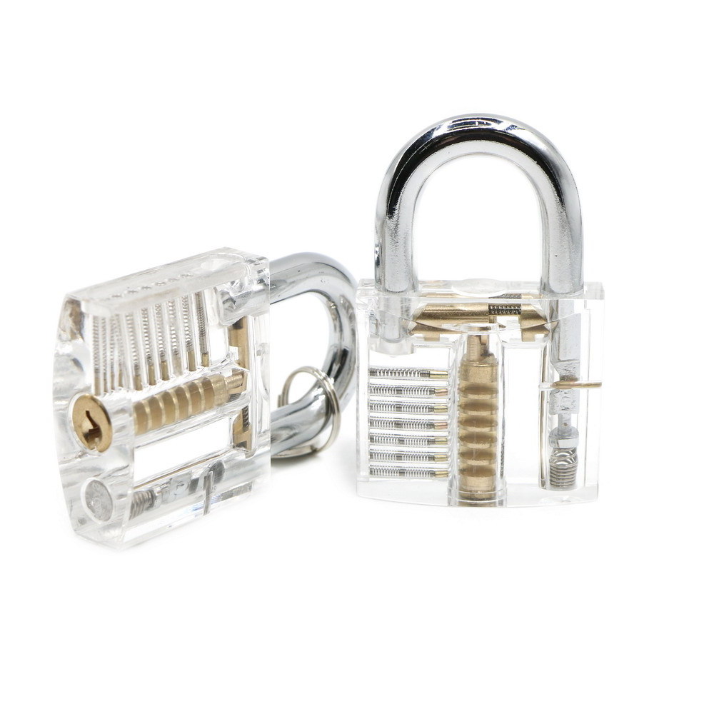 50MM Clear Transparent Cutaway Practice Tools for Locksmith Professional Training Skill Practice Lock