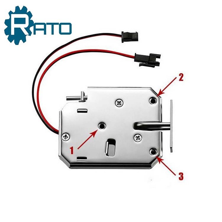 Small Carbon Steel Electric Control Solenoid Bolt Lock Vending Machine Coin Operated Lock