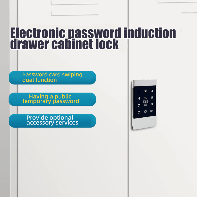 spa school gym public one time password lock pad IC card smart 10 digital lock for lockers