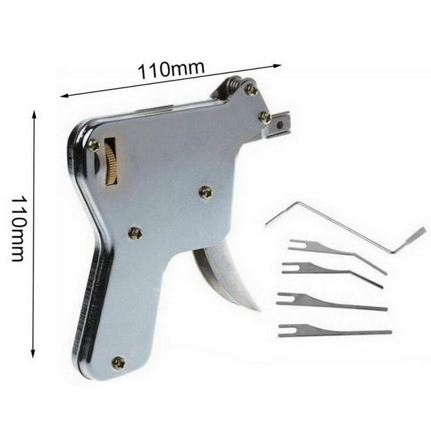 Stainless Steel Door Opener Locksmith tool Strong Manual Padlock repair Tools Kit Lock pick gun