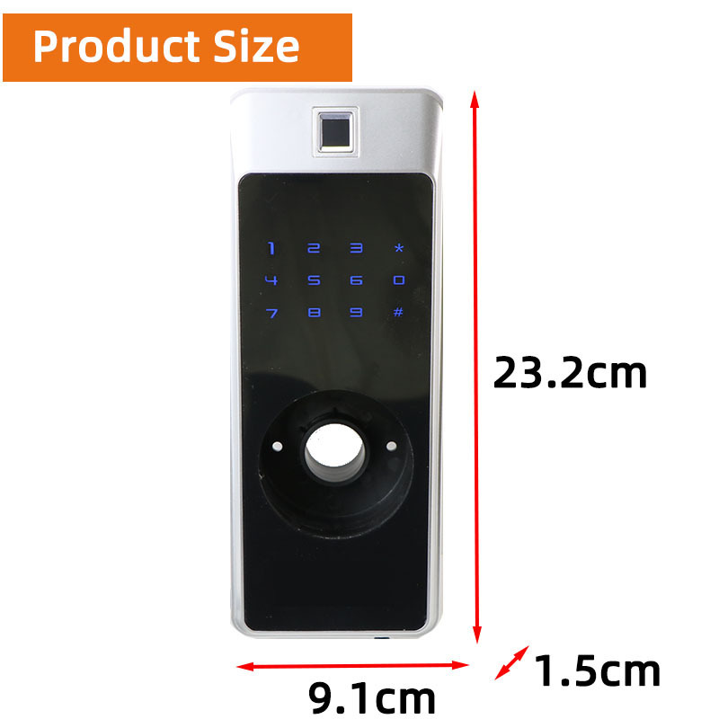 safe box combination password digital code biometric fingerprint safe lock with emergency power port