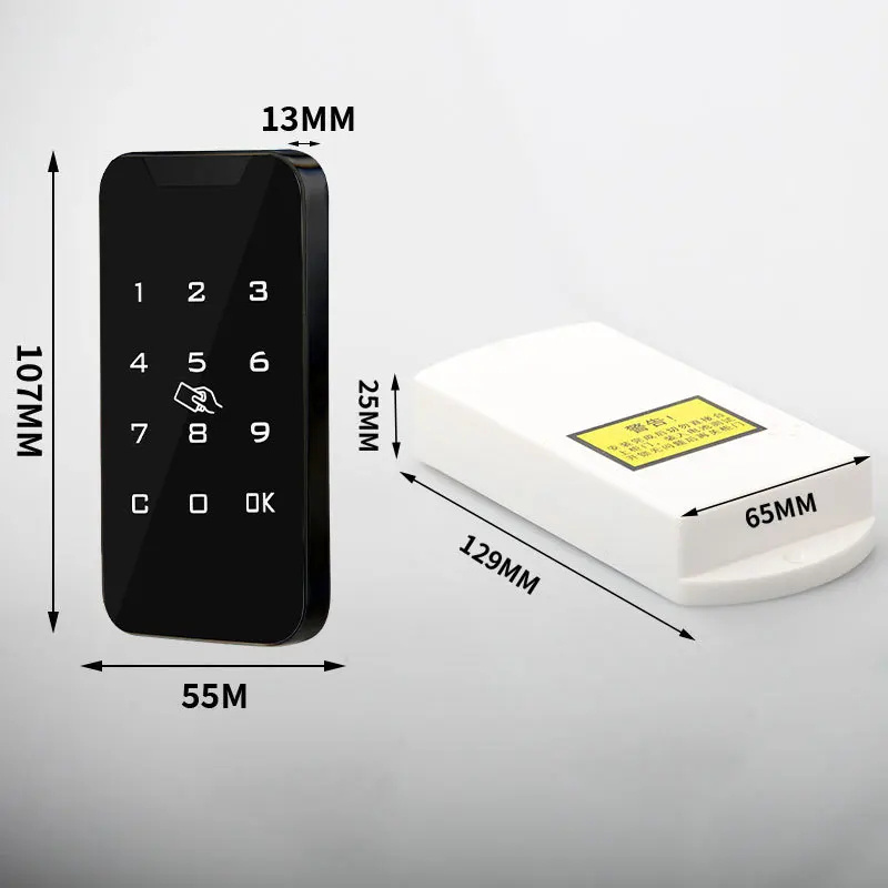 spa Keypad keyless combination digital smart password cabinet locker lock with card