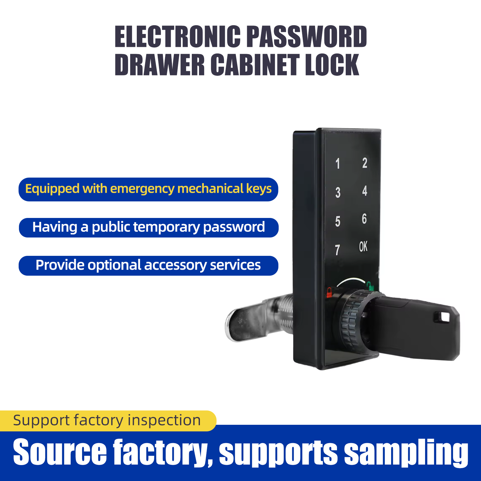 Office gym furniture Electronic password Digital Cabinet gym locker smart lock with Master Keys