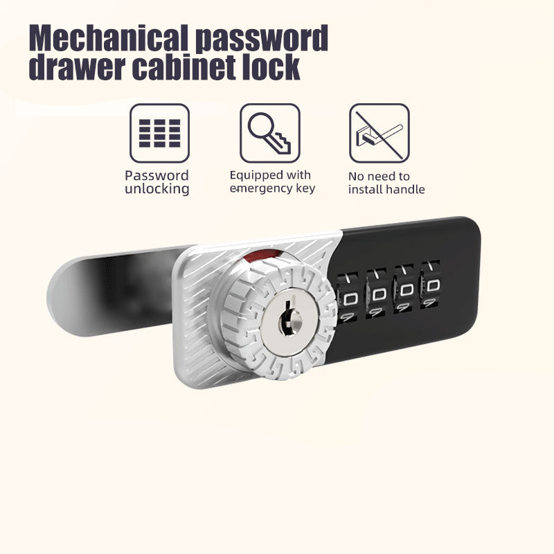 High Quality Keyless Mailbox Password Electrical Cabinet Combination Lock With Master Key For Locker