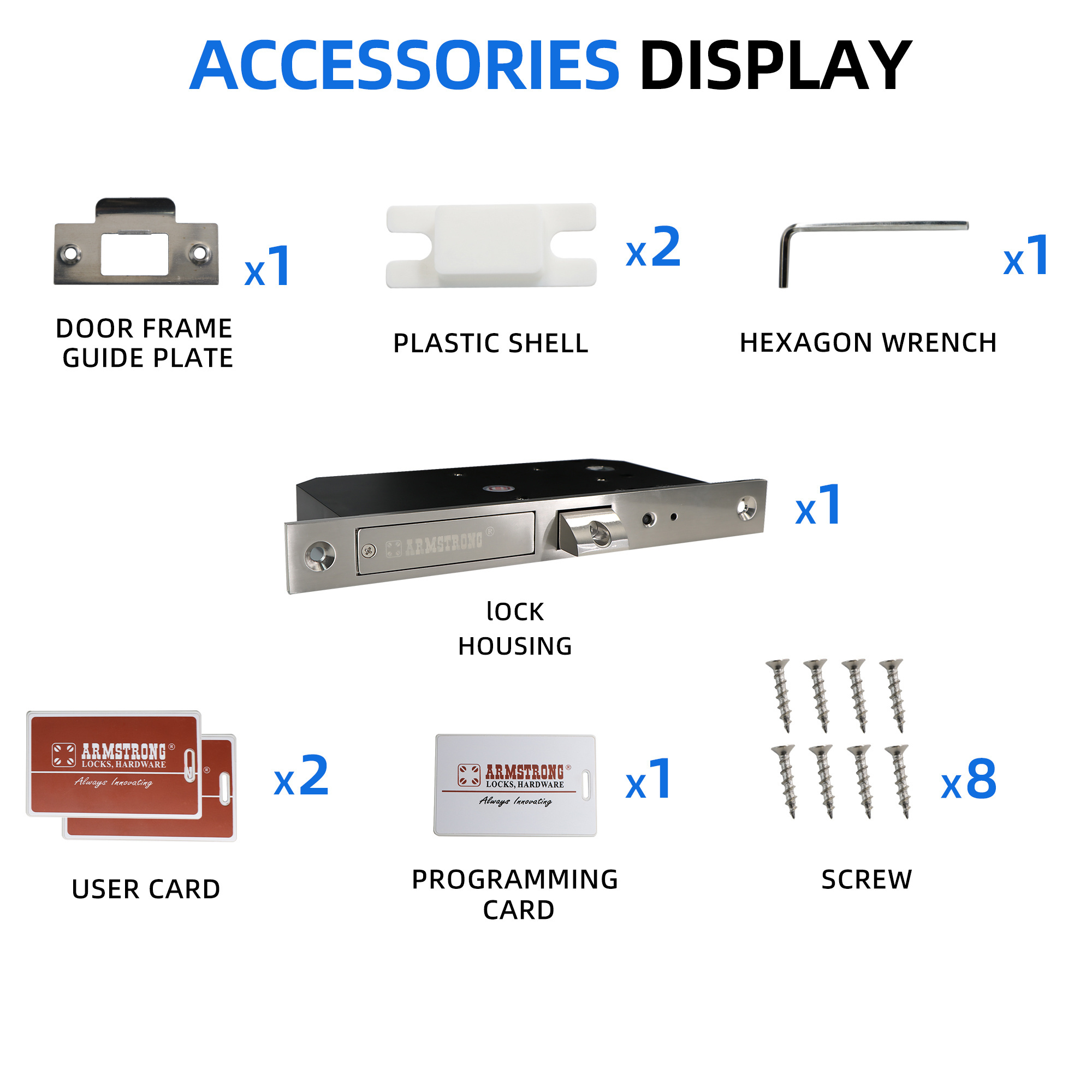 armstrong furniture wardrobe pocket wooden rfid hidden door smart cylinder sliding door lock with 3 cards