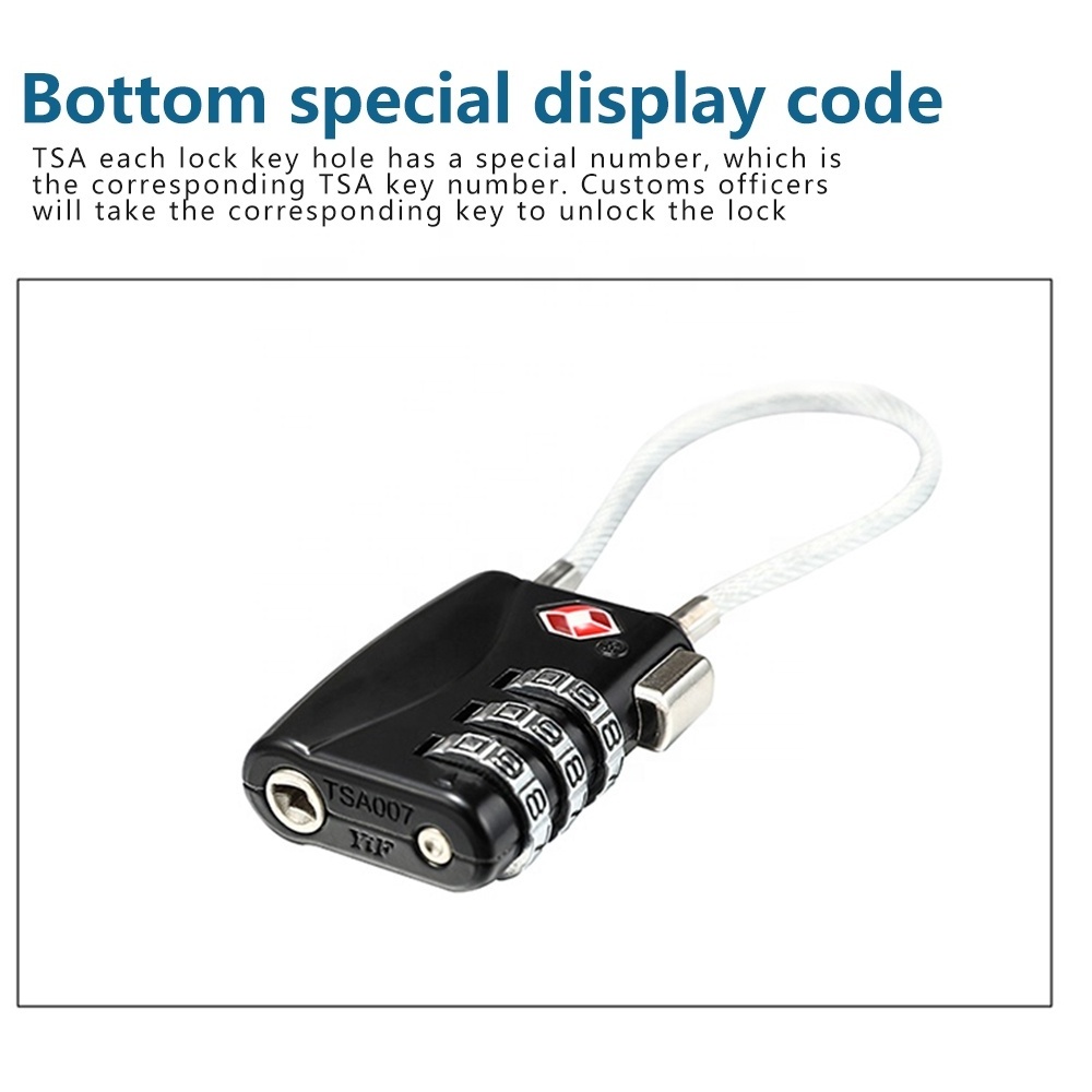 Approved Luggage Travel Lock Combination Lock for School Luggage Suitcase Baggage padlocks