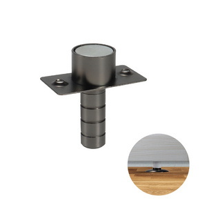 silent strong magnetic heavy duty stainless steel hidden black invisible door stopper