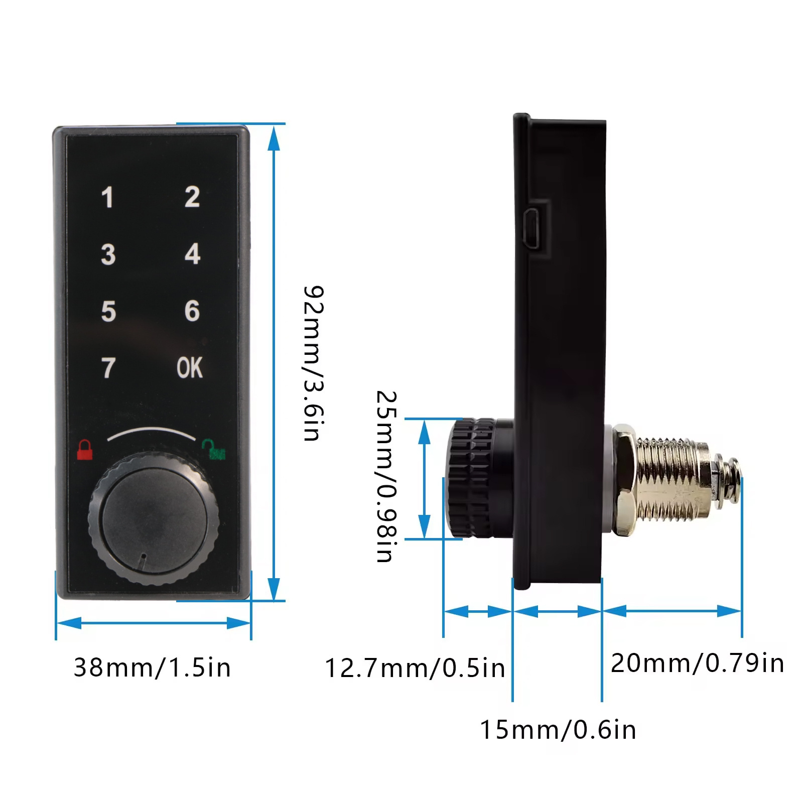 Office gym furniture Electronic password Digital Cabinet gym locker smart lock with Master Keys