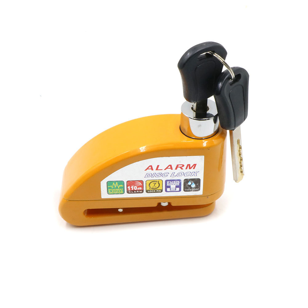 New Design Disc Lock Alarm Motorcycle Alarm Padlock with 100db Alarm Sound for Motorcycles Bicycles security for bikes