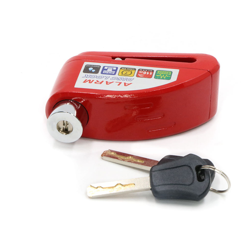 New Design Disc Lock Alarm Motorcycle Alarm Padlock with 100db Alarm Sound for Motorcycles Bicycles security for bikes