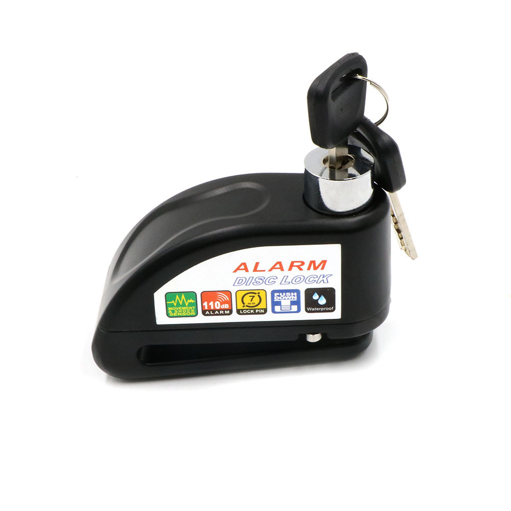 New Design Disc Lock Alarm Motorcycle Alarm Padlock with 100db Alarm Sound for Motorcycles Bicycles security for bikes